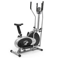 Elliptical Machine Cross Trainer 2 in 1 Exercise Bike Cardio Fitness Home Gym