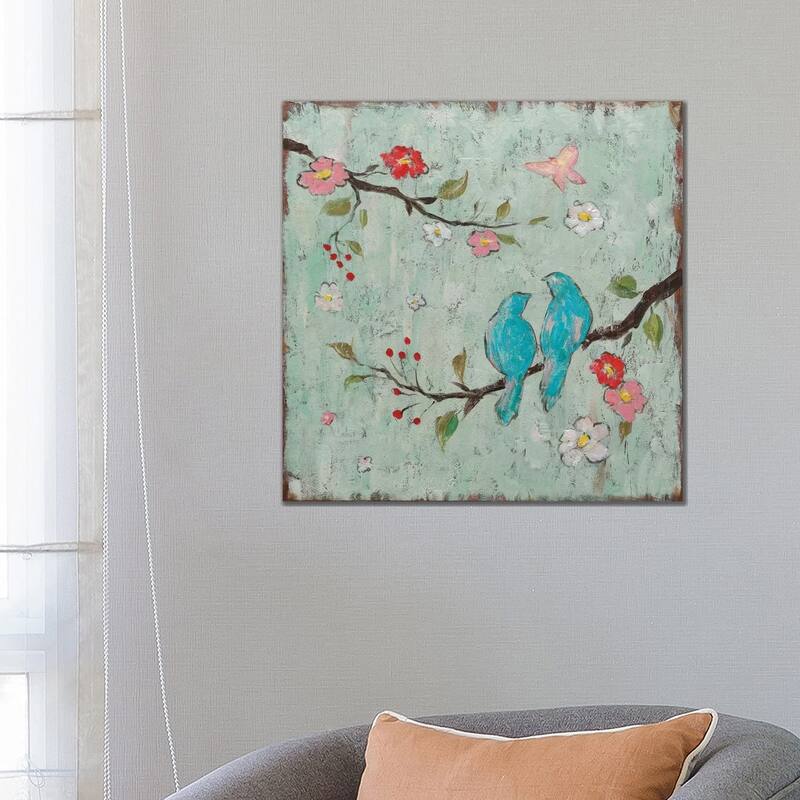 iCanvas "Love Birds I" by Katy Frances Canvas Print - 26x26x1.5