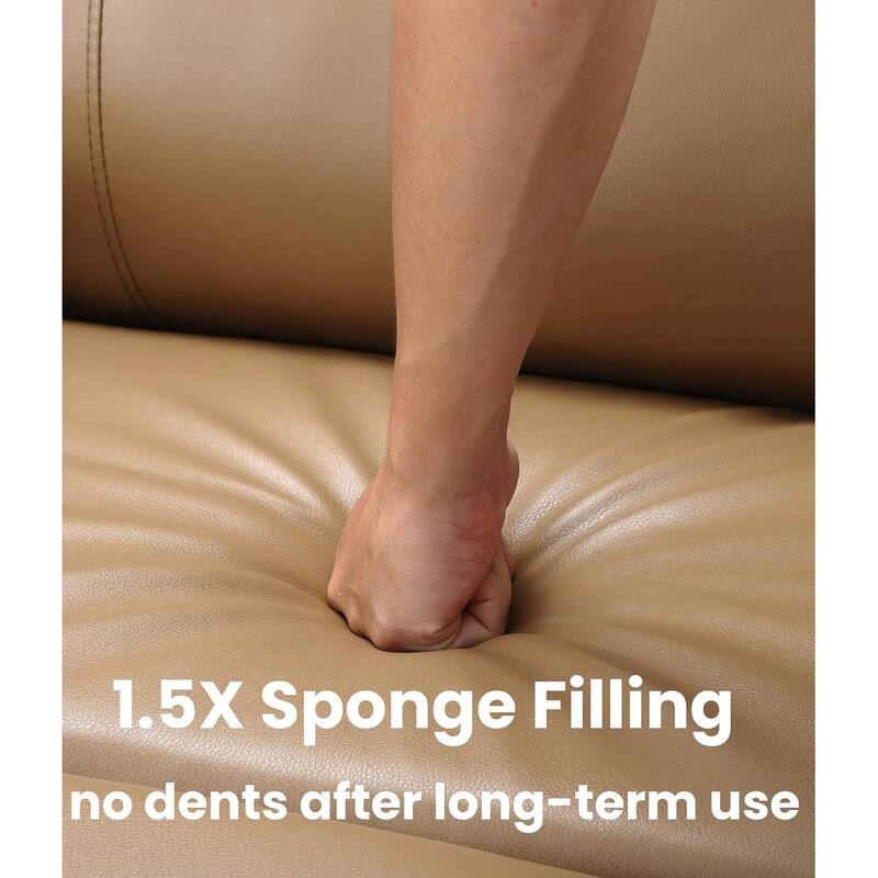 Oversized Manual Recliner Chair, with Cup Holders and Side Pockets