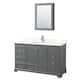 Option Dark Gray, Chrome Trim, Giotto Quartz Top