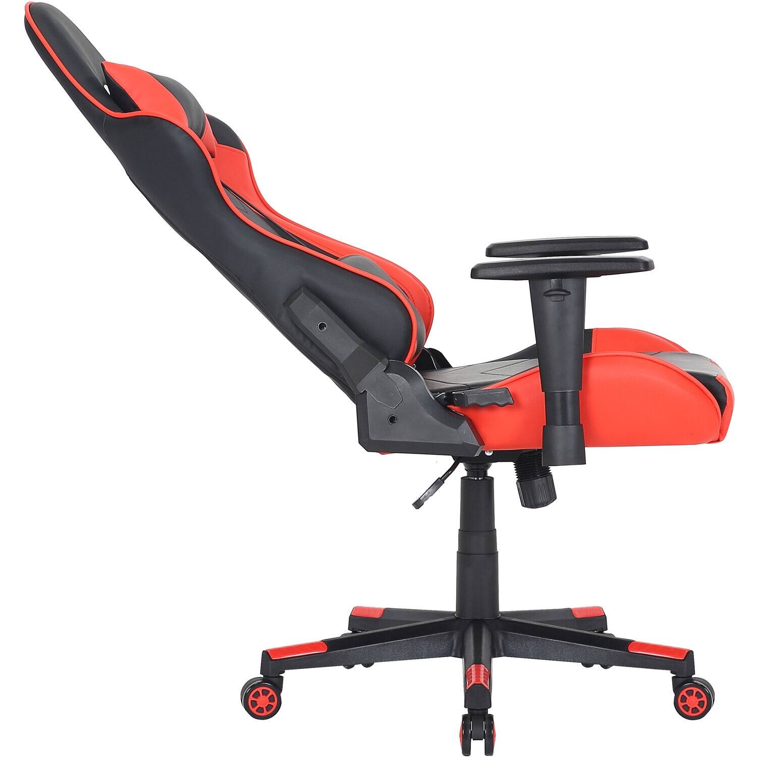 Hanover Commando Ergonomic Gaming Chair in Black and Red with