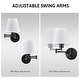 preview thumbnail 27 of 27, CO-Z Plug-in Swing Arm Wall Mount Sconce