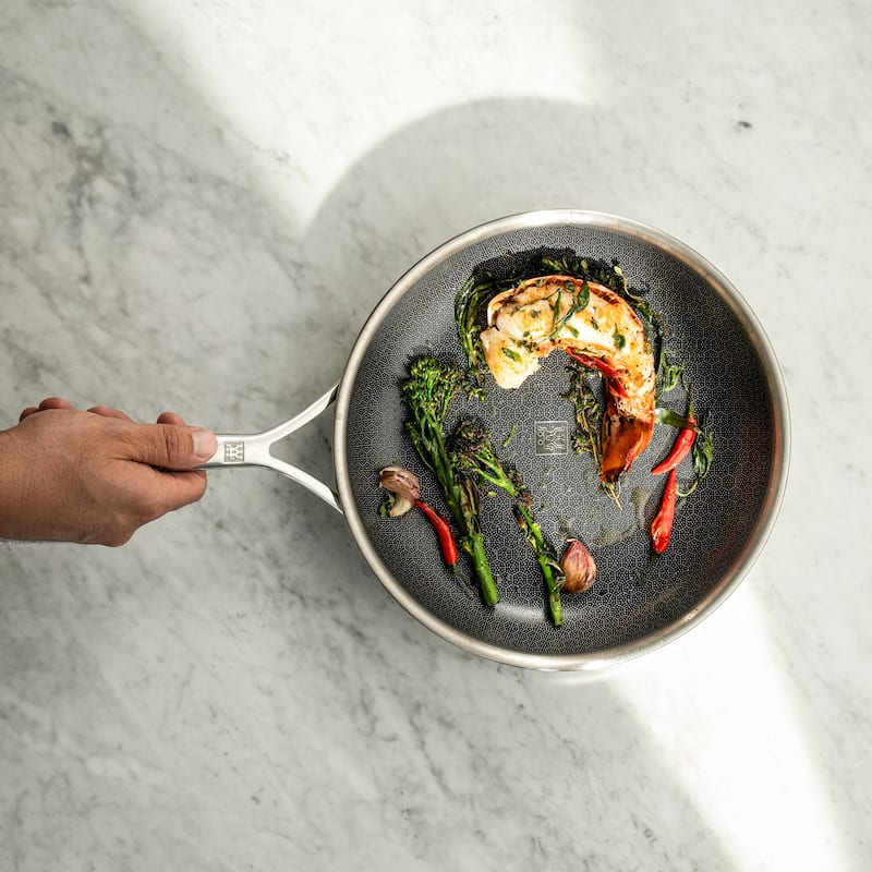 ZWILLING Peak Stainless Steel Ceramic Nonstick Dual Performance Fry Pan