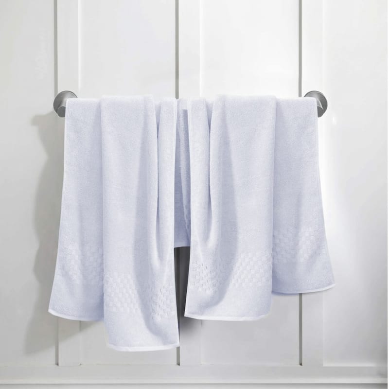Feather and Stitch NY 650 GSM Premium Cotton 6 Piece Towel Set Super Absorbent Quick Dry Spa Quality