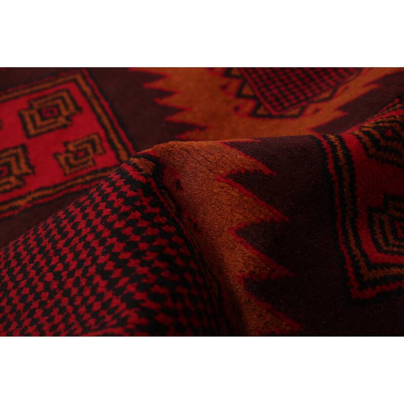 ECARPETGALLERY Hand-knotted Teimani Burnt Orange Wool Rug - 3'4 x 6'0