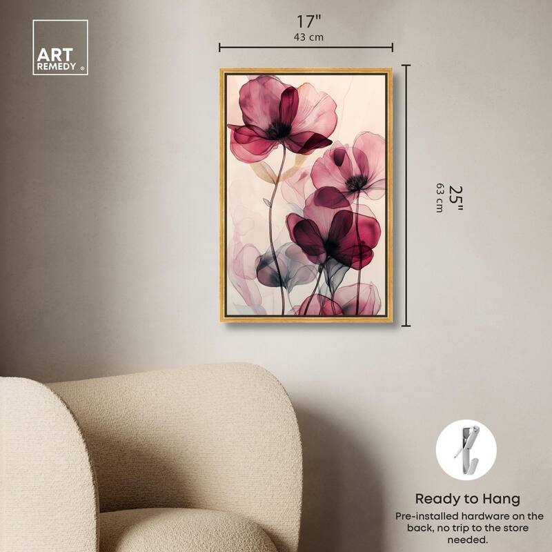 Filigree Flora I Canvas by Art Remedy