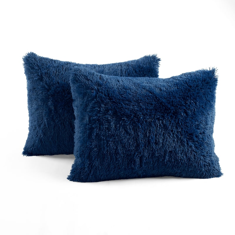 Lush Decor Emma Faux Fur Comforter Set
