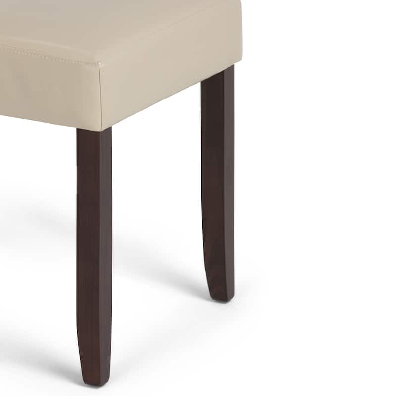 WYNDENHALL Normandy Transitional Parson Dining Chair (Set of 2) - 18.1"w x 18.5" d x 39.4" h