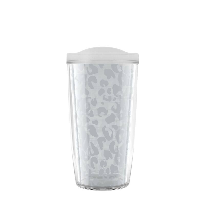 Tervis Leopard Frost Animal Print Collection Made in USA Double Walled Insulated Travel Tumbler, Mist - 16oz - Classic