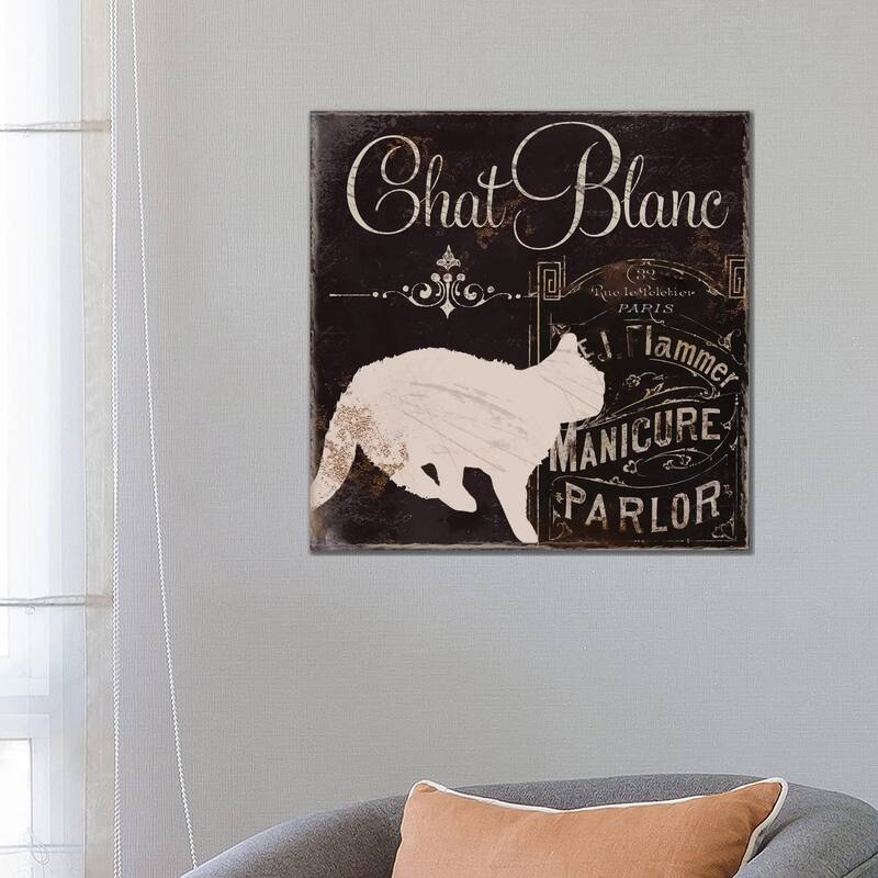 iCanvas "Les Chats I" by Color Bakery Canvas Print - 26x26x1.5