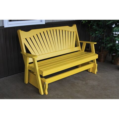 Pine 6' Fanback Glider