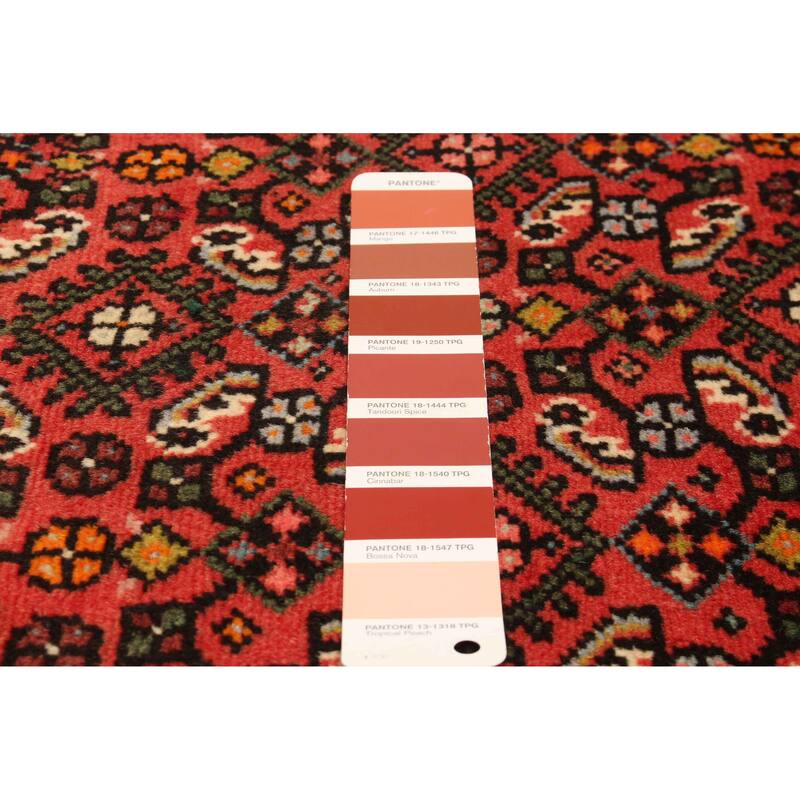 ECARPETGALLERY Hand-knotted Andelz Red Wool Rug - 3'3 x 4'11