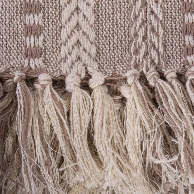 DII Braided Stripe Decorative Throw