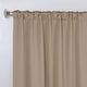 preview thumbnail 112 of 198, Superior Solid Machine Washable Room Darkening Curtains with Back Tabs, Set of 2