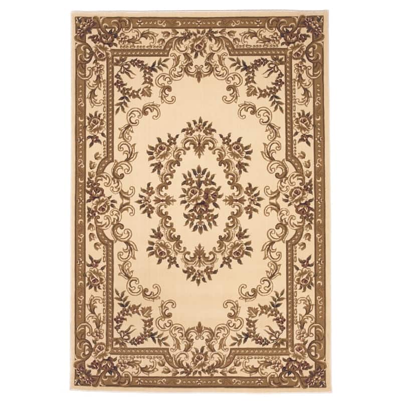 Copper Grove Korneuberg Medallion Area Rug - 2'3" x 3'3" - Ivory / Gold