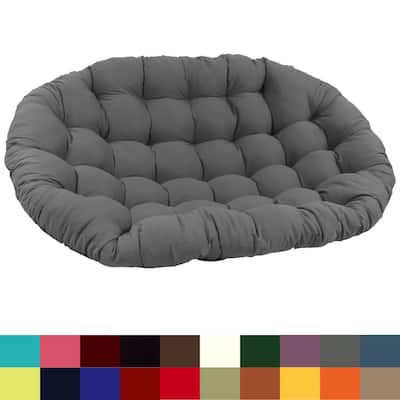 78-inch by 58-inch Twill Double Papasan Cushion (Cushion Only)
