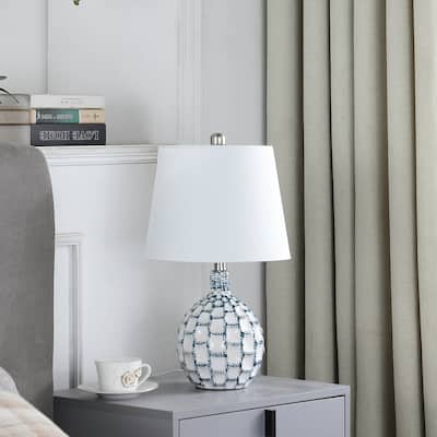 Marin Coastal Blue Ceramic Table Lamp