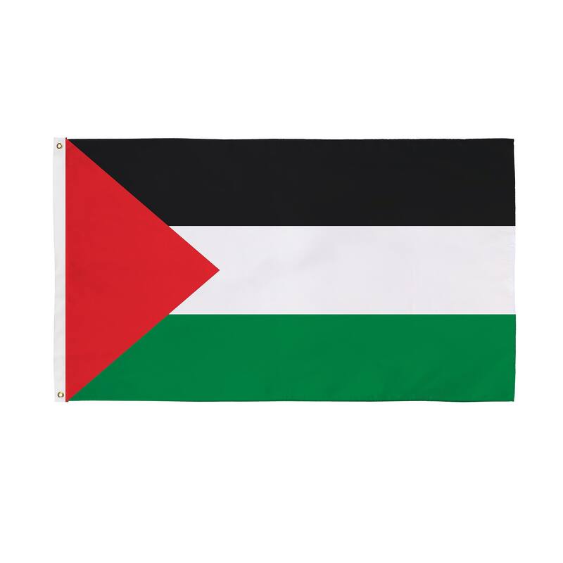 Palestine National Double Sided Flag w/ 2 Grommets, 3'x5'