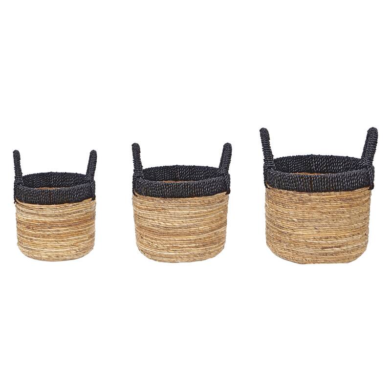 Elk Home Holset Natural Natural Materials 15 Inch Wide Basket