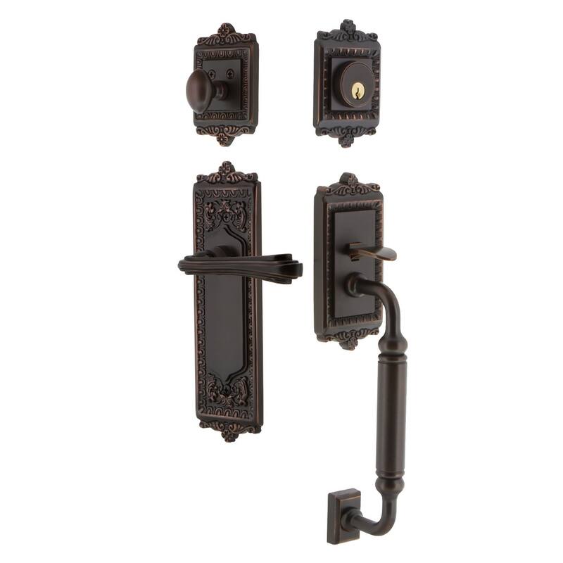 Nostalgic Warehouse Egg & Dart Right Handed Sectional Single Cylinder - Timeless Bronze