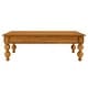 preview thumbnail 51 of 55, Rectangular 47" Wooden Coffee Table with Storage Drawer, Vintage Cocktail Table with Solid Wood Legs for Living Room Elegance