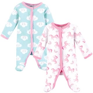 Touched by Nature Baby Girl Organic Cotton Zipper Long
