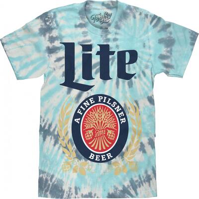 Miller Lite Logo TieDye TShirt