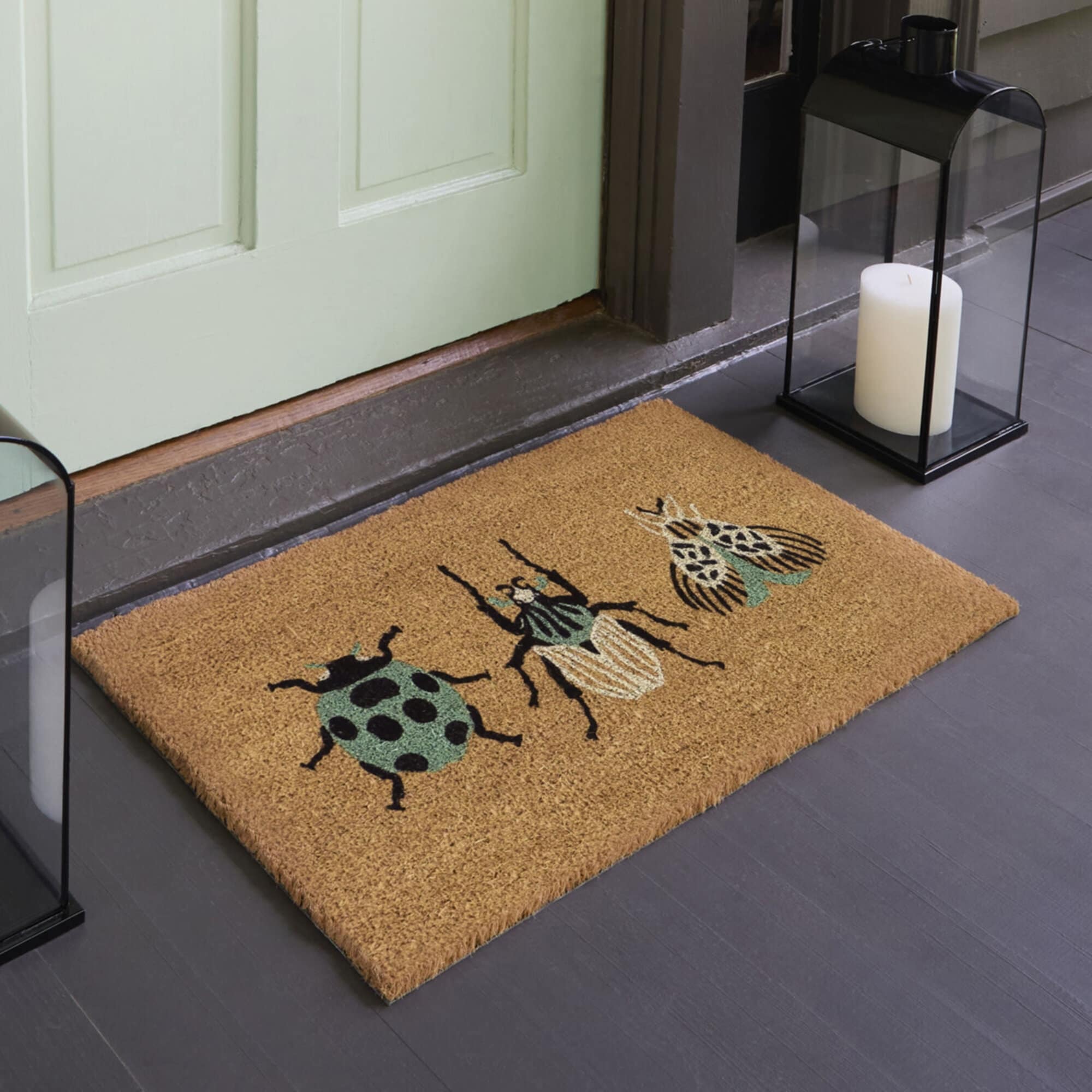 Beetle and Bugs Nature 18" x 30" Doormat - 18" x 30"