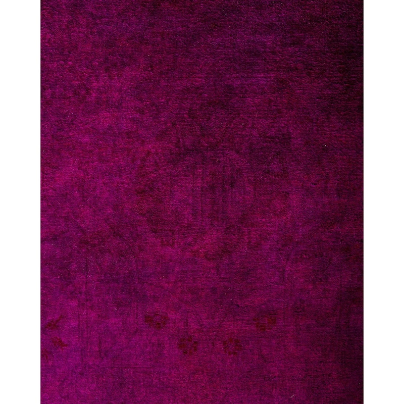 Fine Vibrance One-of-a-Kind Hand-Knotted Area Rug - Pink, 6' 2" x 9' 2" - 6' 2" x 9' 2"