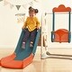 preview thumbnail 66 of 74, Freestanding Bus Toy with Slide and Swing - Indoor and Outdoor Playset for Toddlers with Basketball Hoop