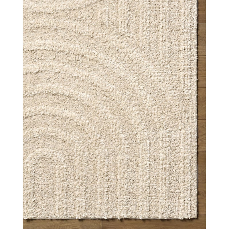 Livabliss Rodos Mod Neutral Rainbow Plush Area Rug