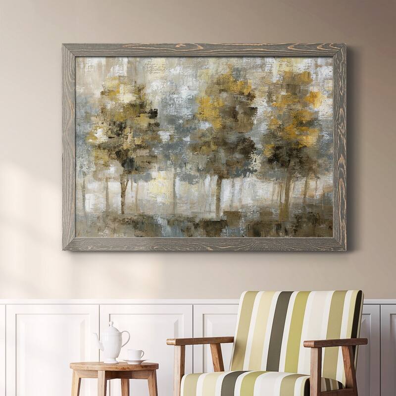 Linen Trees-Premium Framed Canvas - Ready to Hang