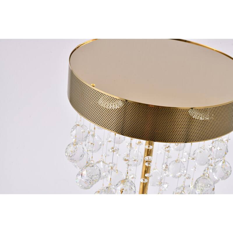 Gold Table Lamp - Modern Sleek Design Lamp for Living Room, Bedroom, Office - Stylish Accent Lighting