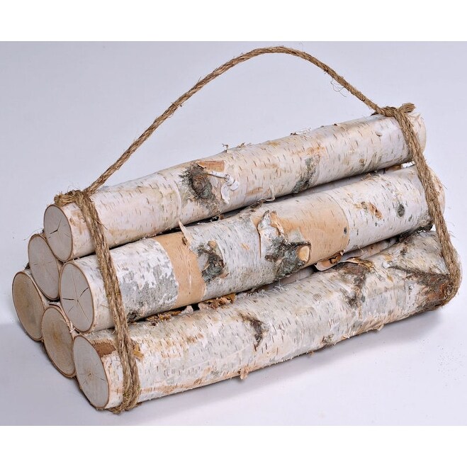 Shop Natural White Birch Firewood Bundle Decorative Bundle 6