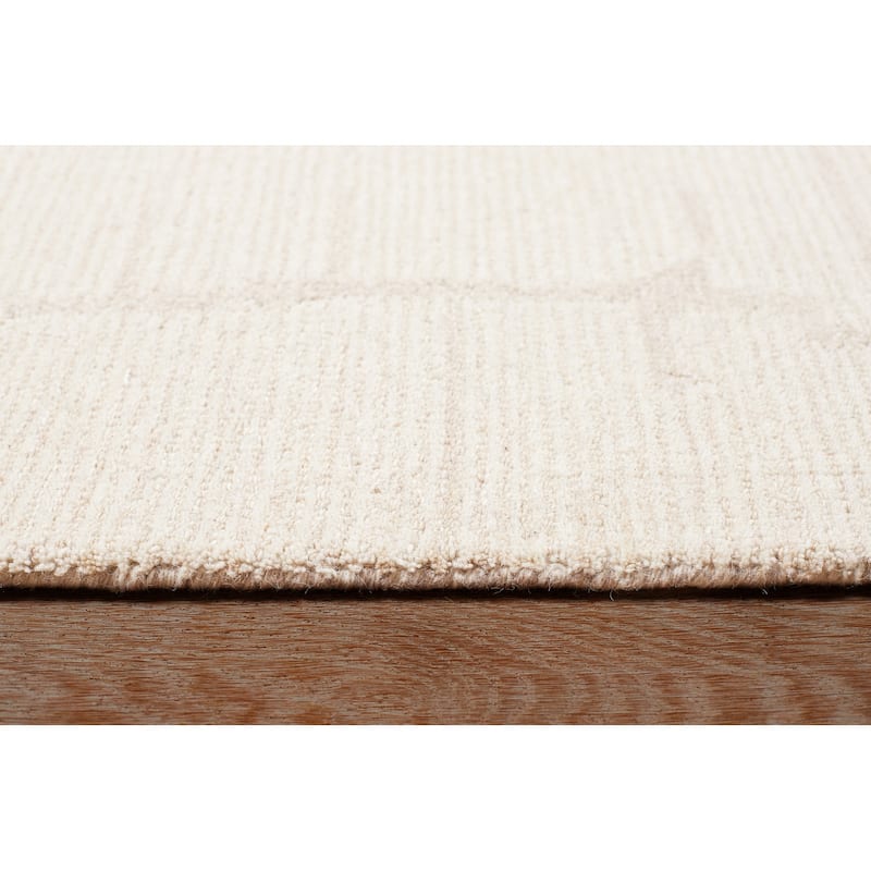 Terra by Obeetee Shadows Boxes Ivory Rug