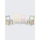 preview thumbnail 5 of 3, Table and 4 Chair Set with Paper Roll Holder - Greenguard Gold Certified