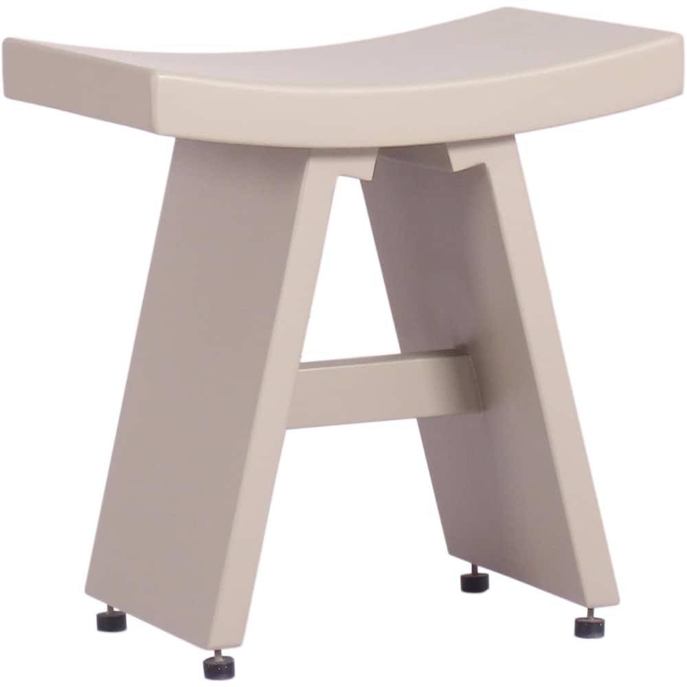 18" Asia Decorative Wood Bench