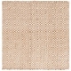 preview thumbnail 3 of 12, Martha Stewart Handmade Dieuwertje Contemporary Jute Rug 6' Square - Ivory/Natural - Square