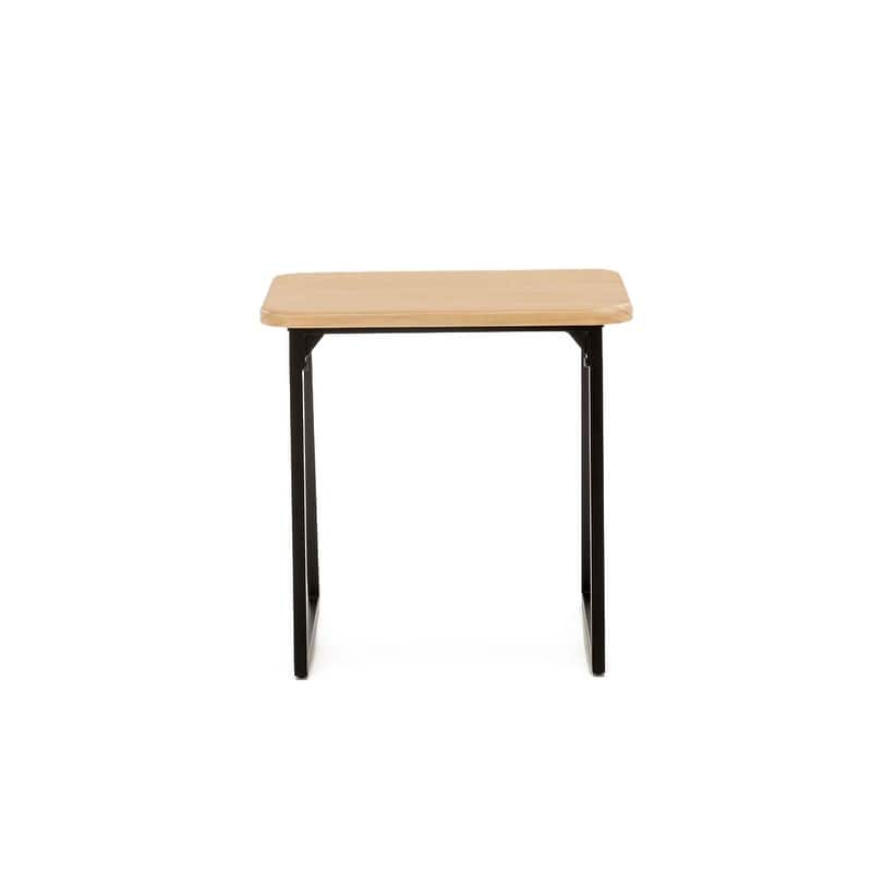 Aero Industrial Wood and Metal Desk Set