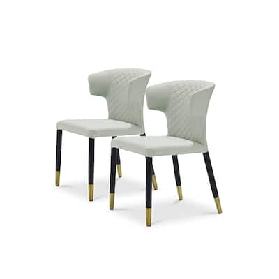 Minimalist Microfiber Leather Dining Chairs