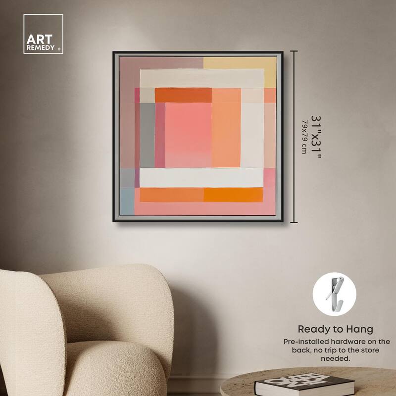 Minimal Color Blocks I Canvas by Art Remedy