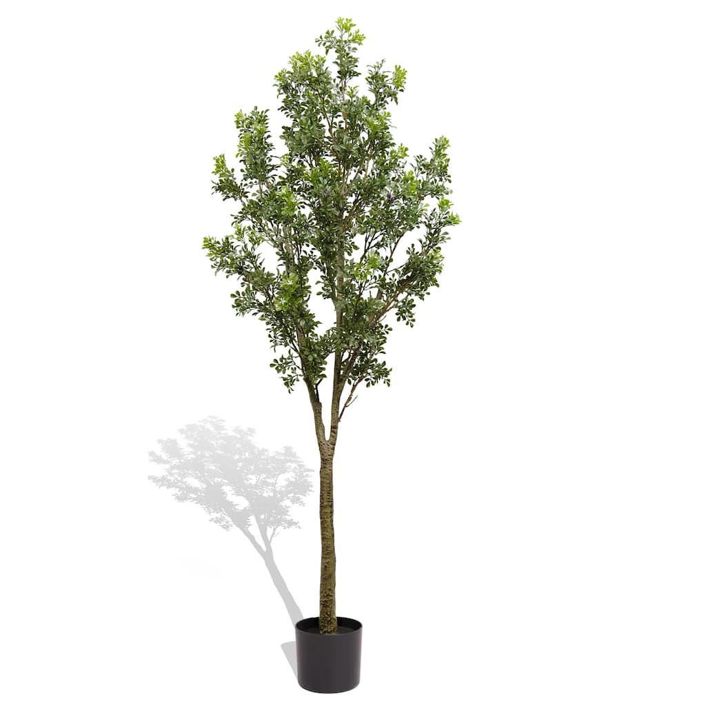 decoration large artificial curved branches of green plants 180CM