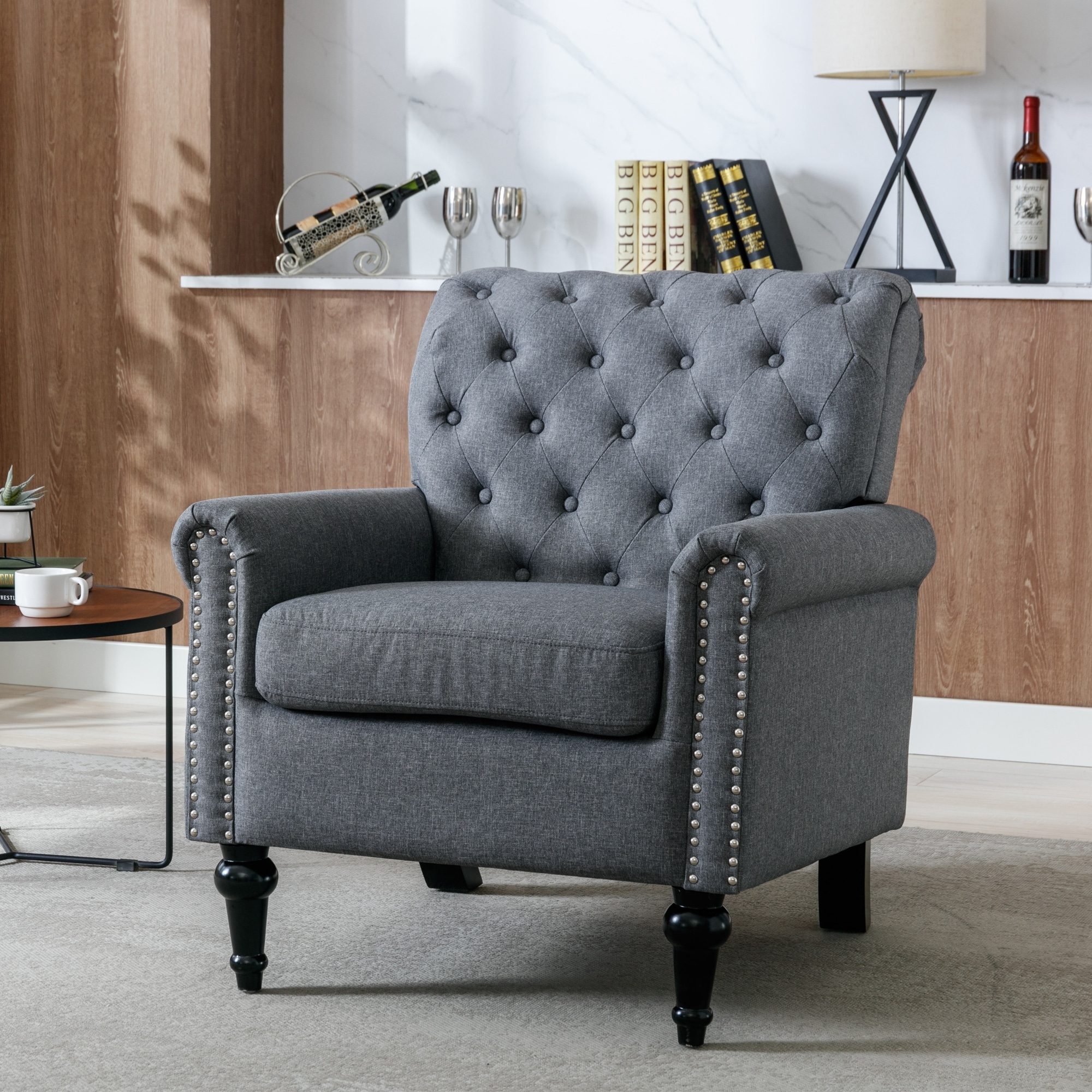 Single hot sale accent chairs