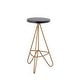preview thumbnail 40 of 49, Trinity Modern Round Metal Backless Bar Stool with Hairpin Legs and Integrated Footrest for Kitchen Island & Home Bar Black