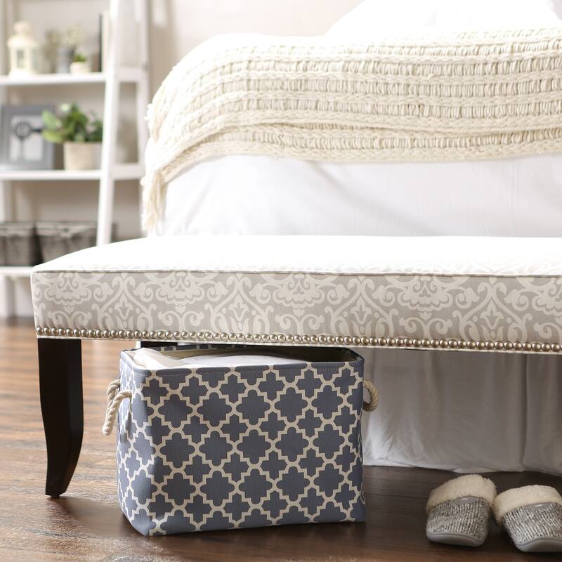 DII Lattice Decorative Storage Bin