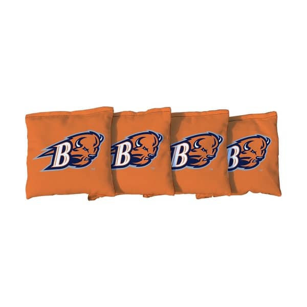 slide 2 of 3, Bucknell Orange Cornhole Bags All-Weather Resin Filled