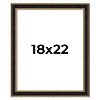 18x22 Frame Gold Antique Vintage Sold Wood Picture Frame | 1.75 Inch