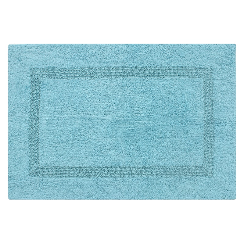 Fabstyles Soft & Absorbent Reversible Cotton Bath Rug Set of 2