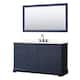 Option Dark Blue / White Quartz Top / Matte Black