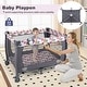 preview thumbnail 18 of 19, Babyjoy 4-in-1 Convertible Portable Baby Playard Newborn Napper with - See Details